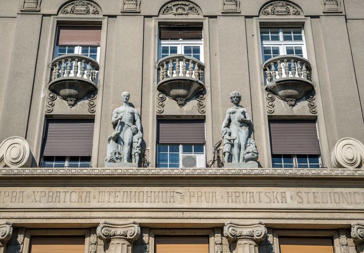 Les sculptures baroques de la rue Knez Mihailova de Belgrade