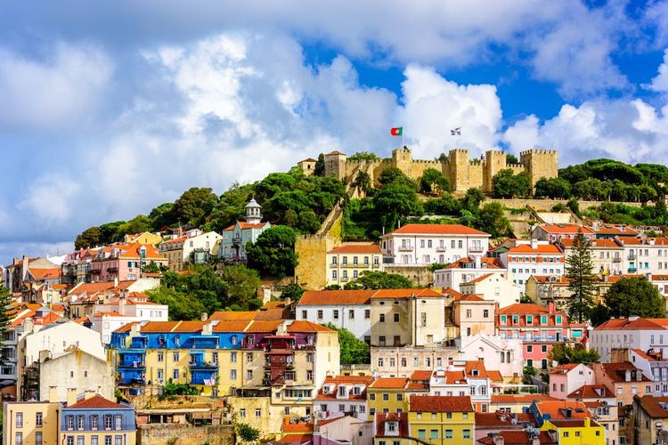 Château de Sao Jorge, Lisbonne, Portugal
