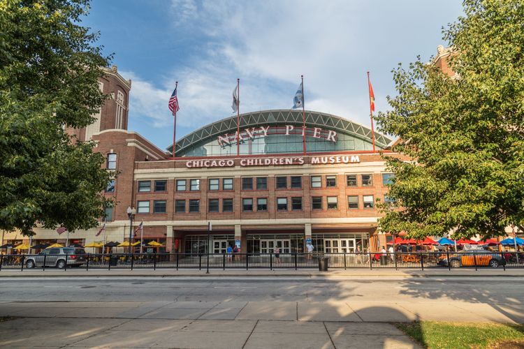 The entrance to the Children's Museum in Chicago