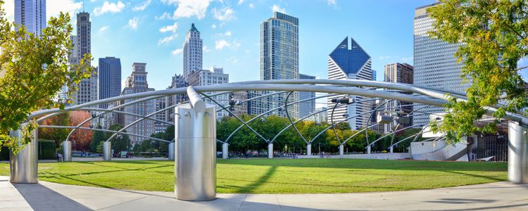 L'anfiteatro del Millennium Park di Chicago