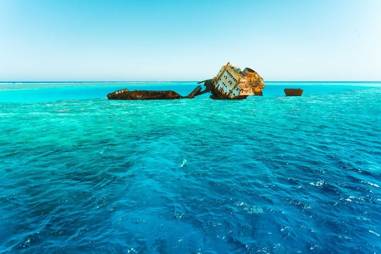 L'épave du SS Thistlegorm, dans la mer Rouge.