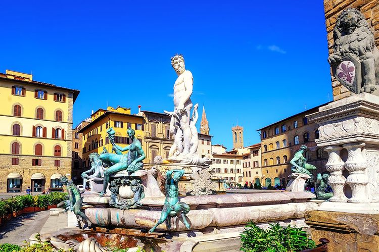 La Piazza della Signoria est dominée par Neptune