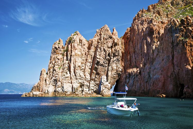 Paseo en barco por las Calanques de Piana