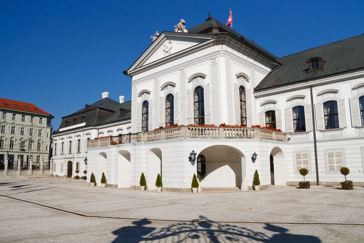 Le palais Grassalkovich est le palais présidentiel 