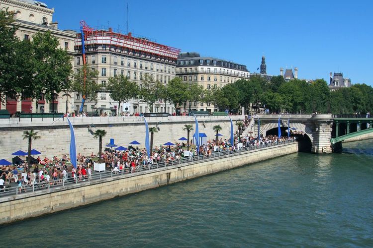 Paris plage, quais de Seine