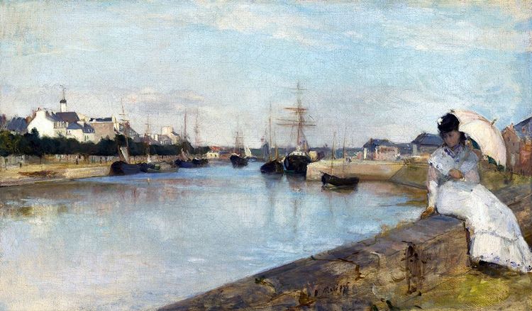 "Le port de Lorient" de Berthe Morisot (1869)