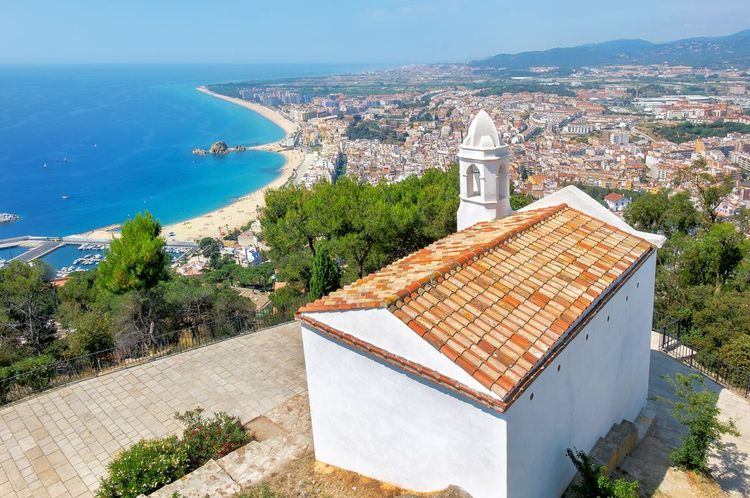 La vue depuis château de Sant Joan