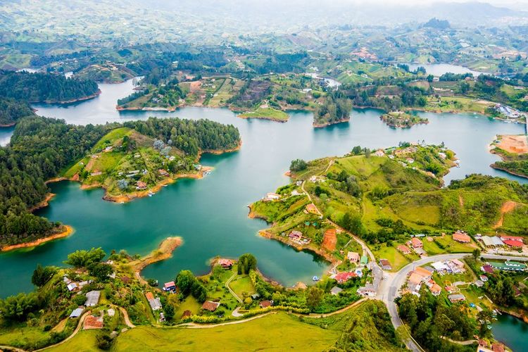 Guatape, Colombie