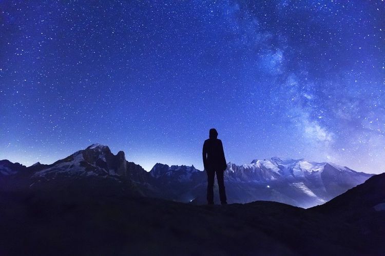 Observation des étoiles dans les Alpes françaises