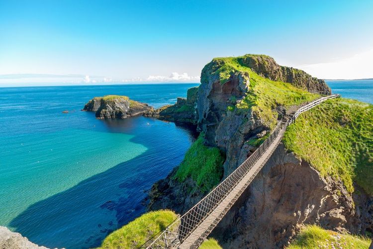  Pont de corde d'Irlande du Nord, Carrick-a-Rede