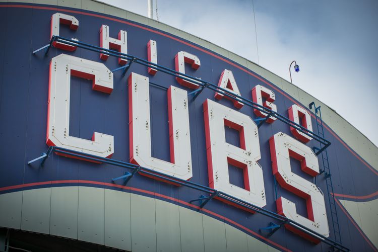 Nombre del club Chicago Cubs en el estadio