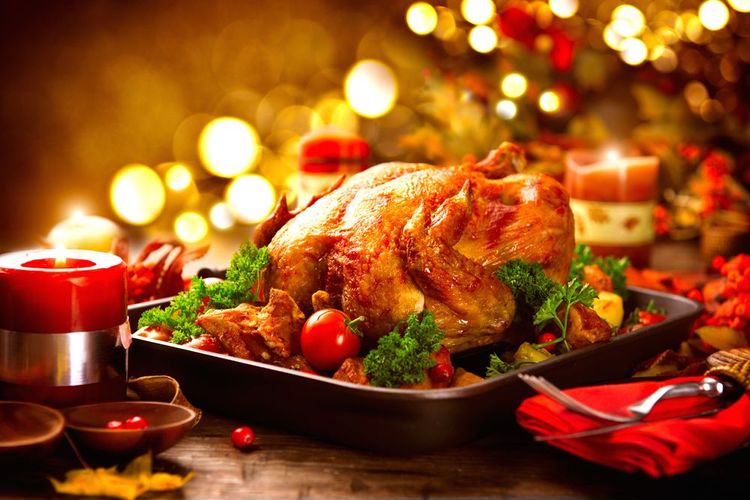 Un plat à Thanksgiving