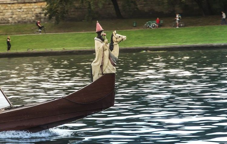 Pendant le festival Lajkonik à Cracovie