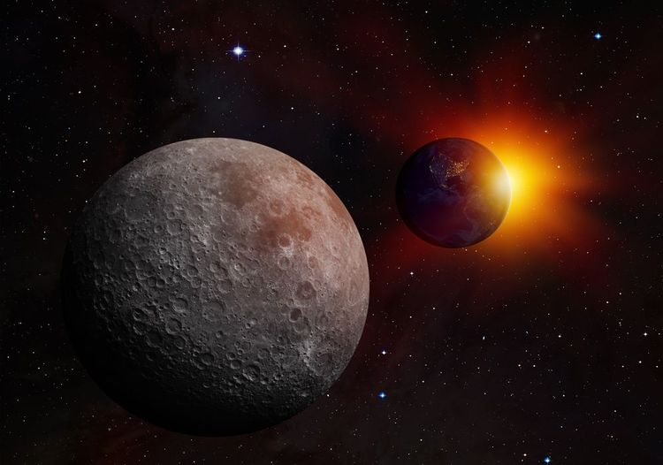 Eclipse de lune, ou quand la Terre se met exactement entre le soleil et la lune