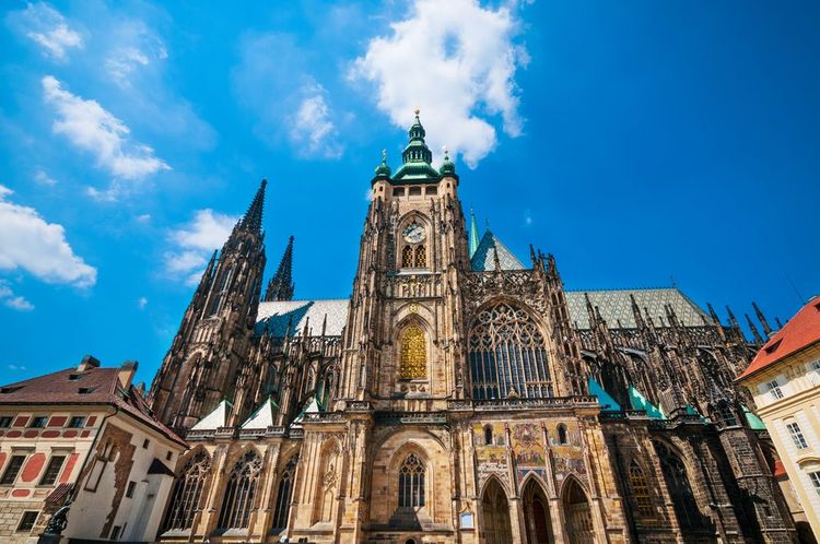 La cathédrale Saint-Guy à Prague