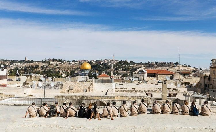 Militaires israéliens sur l'esplanade des Mosquées