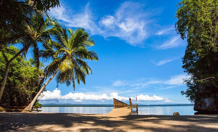 Plage du parc national Los Haitises