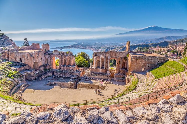 Taormina et son amphithéâtre romain