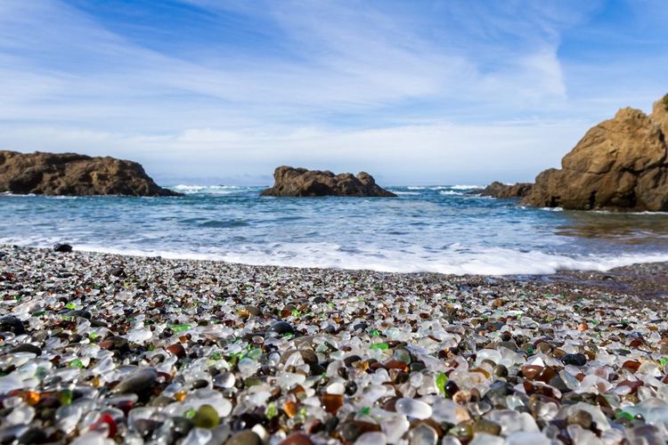 Plage de Fort Bragg, Californie