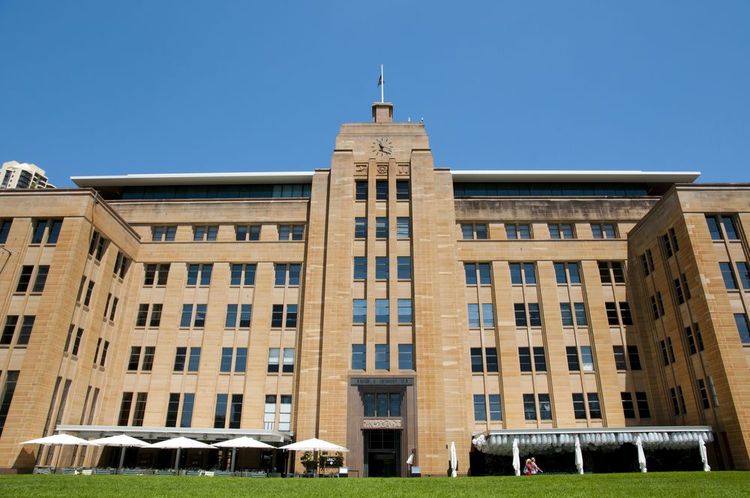 Le Museum of Contemporary Art de Sydney, dans le quartier The Rocks
