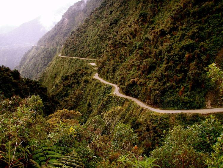Route des Yungas, Bolivie