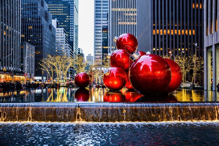 Les décorations de Noël à New York.