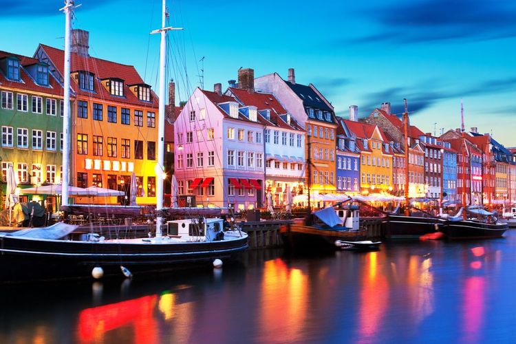 Canal de Nyhavn à Copenhague