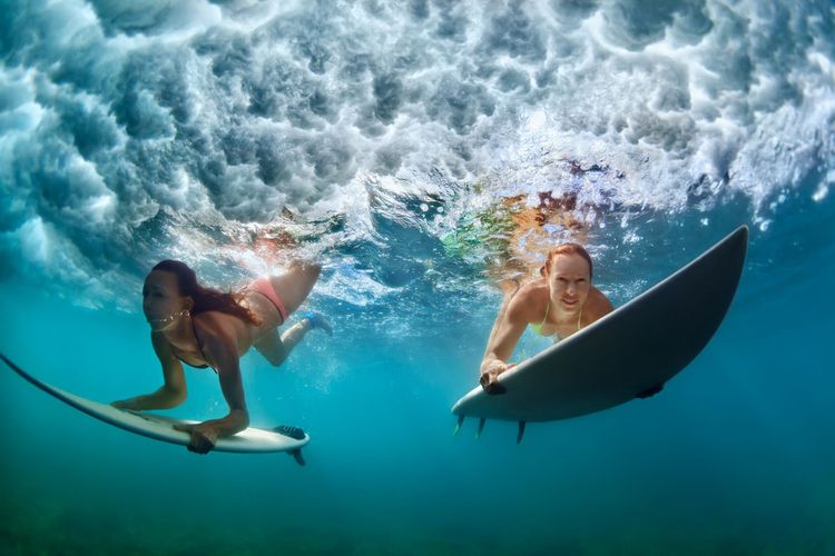 Surf à Surfrider Beach