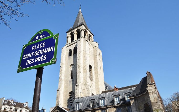 L'église de saint-Germain-des-Prés qui donne son nom à tout le quartier