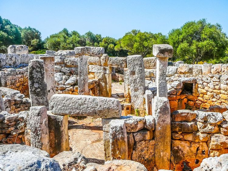 Les vestiges de Torre d'en Galmés