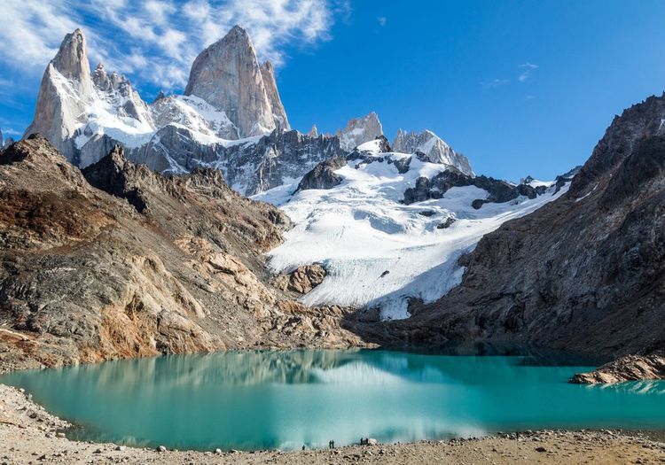 Le lac de Laguna de Los Tres en Argentine