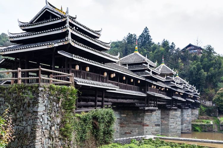 Le pont de Vent et Pluie de Chengyang, Chine