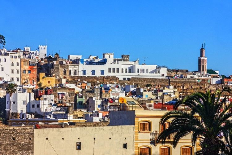 Les toits de Tanger, dans et autour de la kasbah