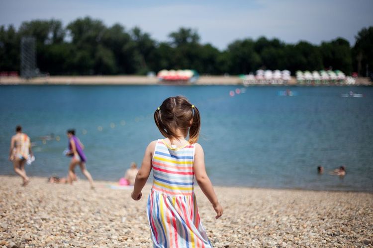 Jeu de plage à Ada Ciganlija