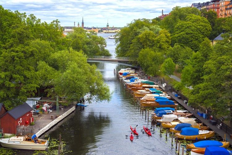 Kayak à Stockholm