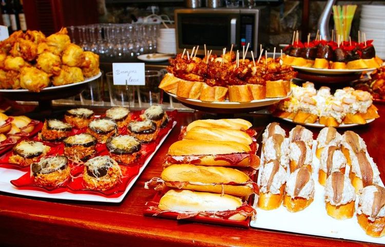 Assortiment de pintxos