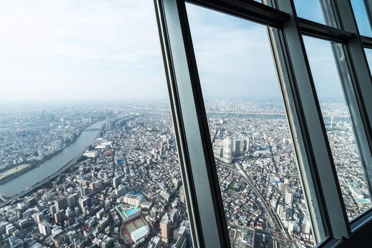 Vue sur Tokyo depuis le Tembo Deck de la tour