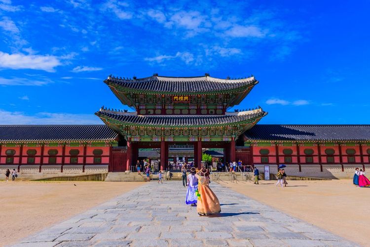 Palacio Gyeongbokgung, bendecido por el cielo