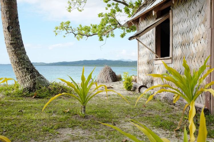 Maison au bord de l'eau, îles Fidji
