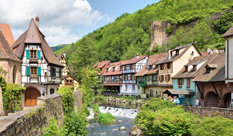 La ville de Kaysersberg en Alsace