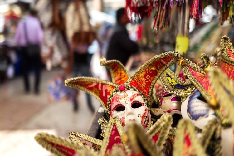 Les masques du carnaval de Vérone