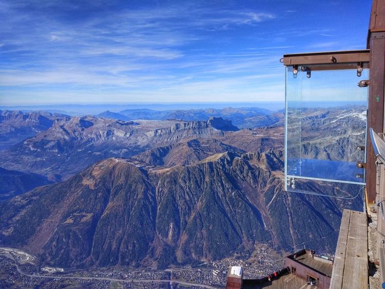 Le pas dans le vide, Chamonix 