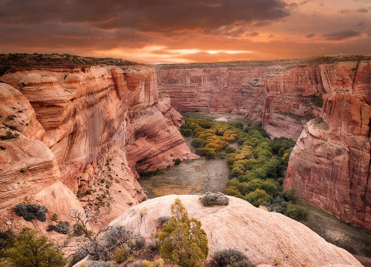 Canyon de Chelly, a national monument since 1931
