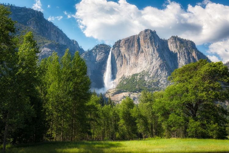 Waterfall in Yosemite National Park