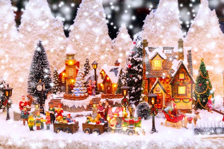 La magie de Noël en décoration sur le marché