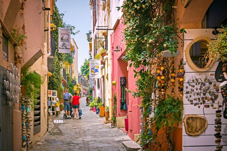 Le quartier Moré de Collioure.