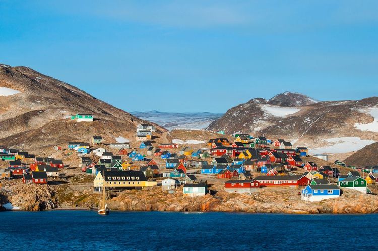 Le village Ittoqqortoormiit au Groenland