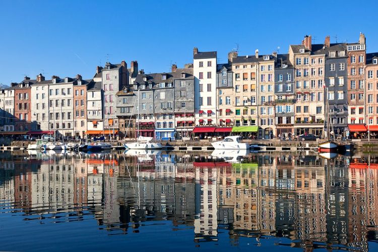 La ville d'Honfleur en Normandie
