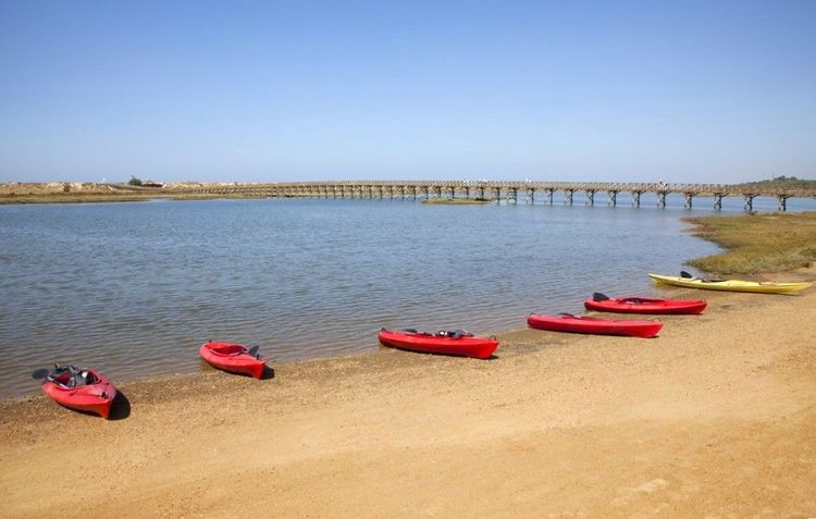 Kayaks sur Ria Formosa
