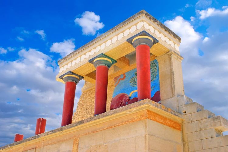 Le palais de Knossos en Crète